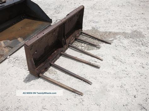 manure fork for skid steer|60 inch bobcat manure fork.